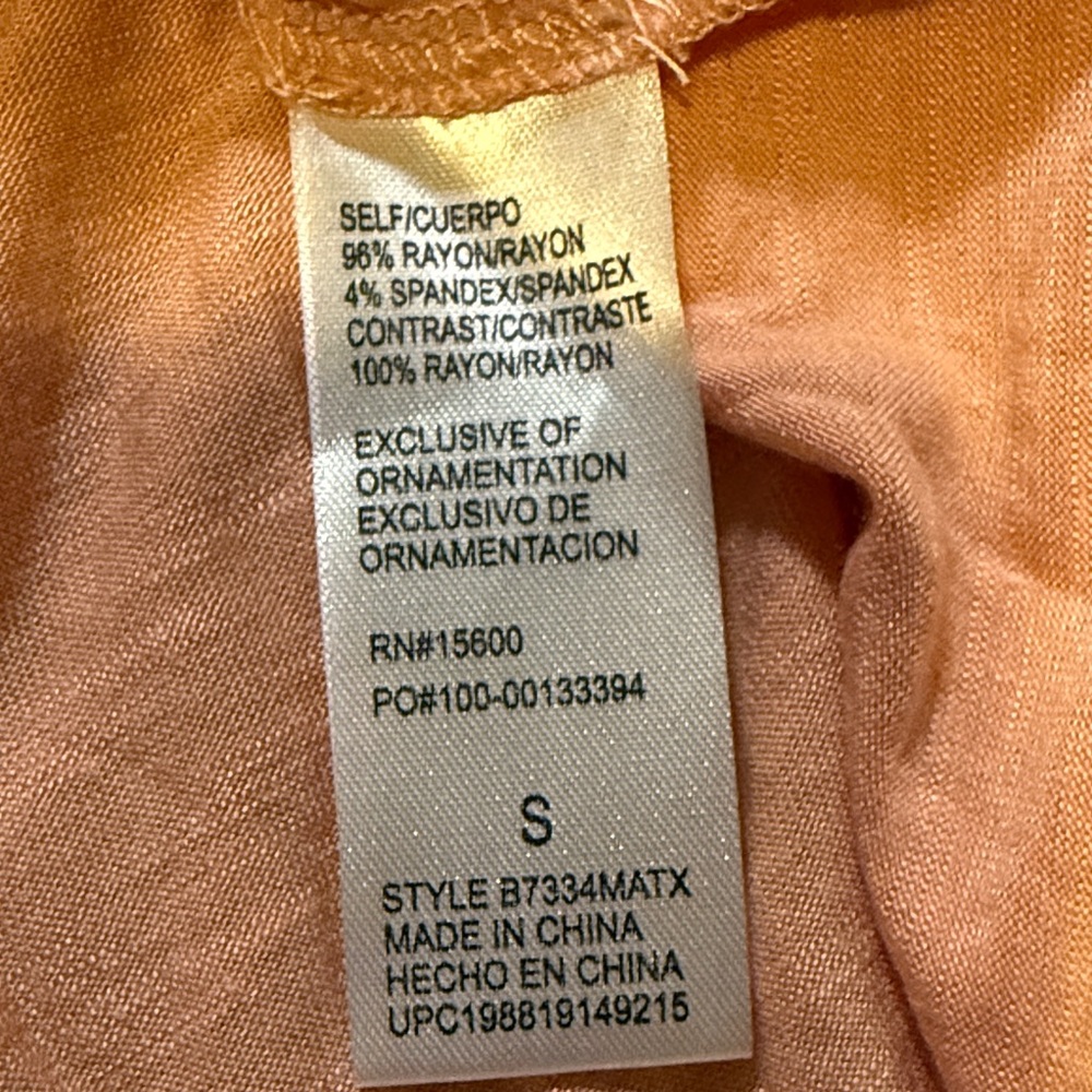 Democracy Coral Button-Up Blouse - Picture 6 of 7